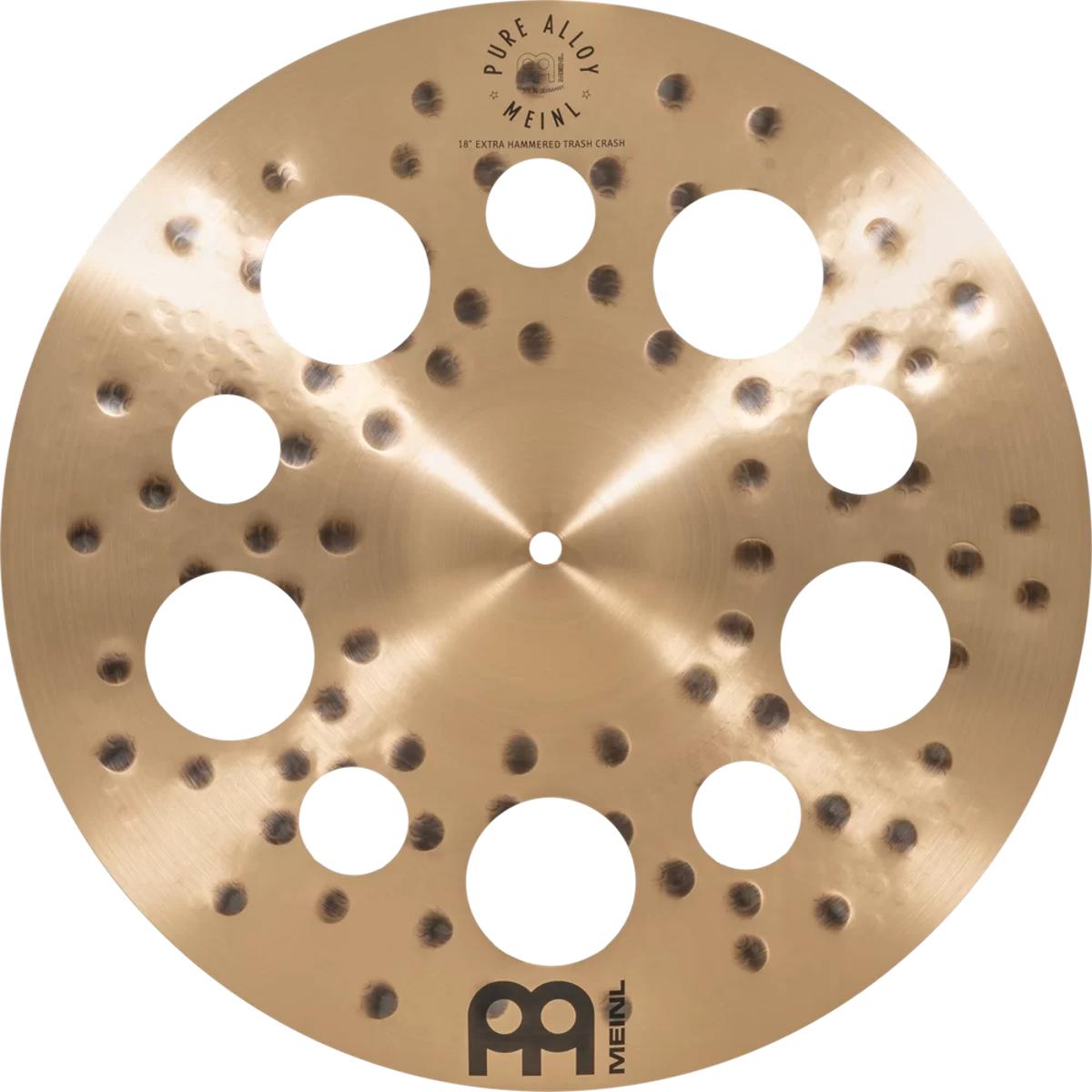 Meinl 18EHTRC Pure Alloy Extra Hammered 18inch Trash Crash Cymbal