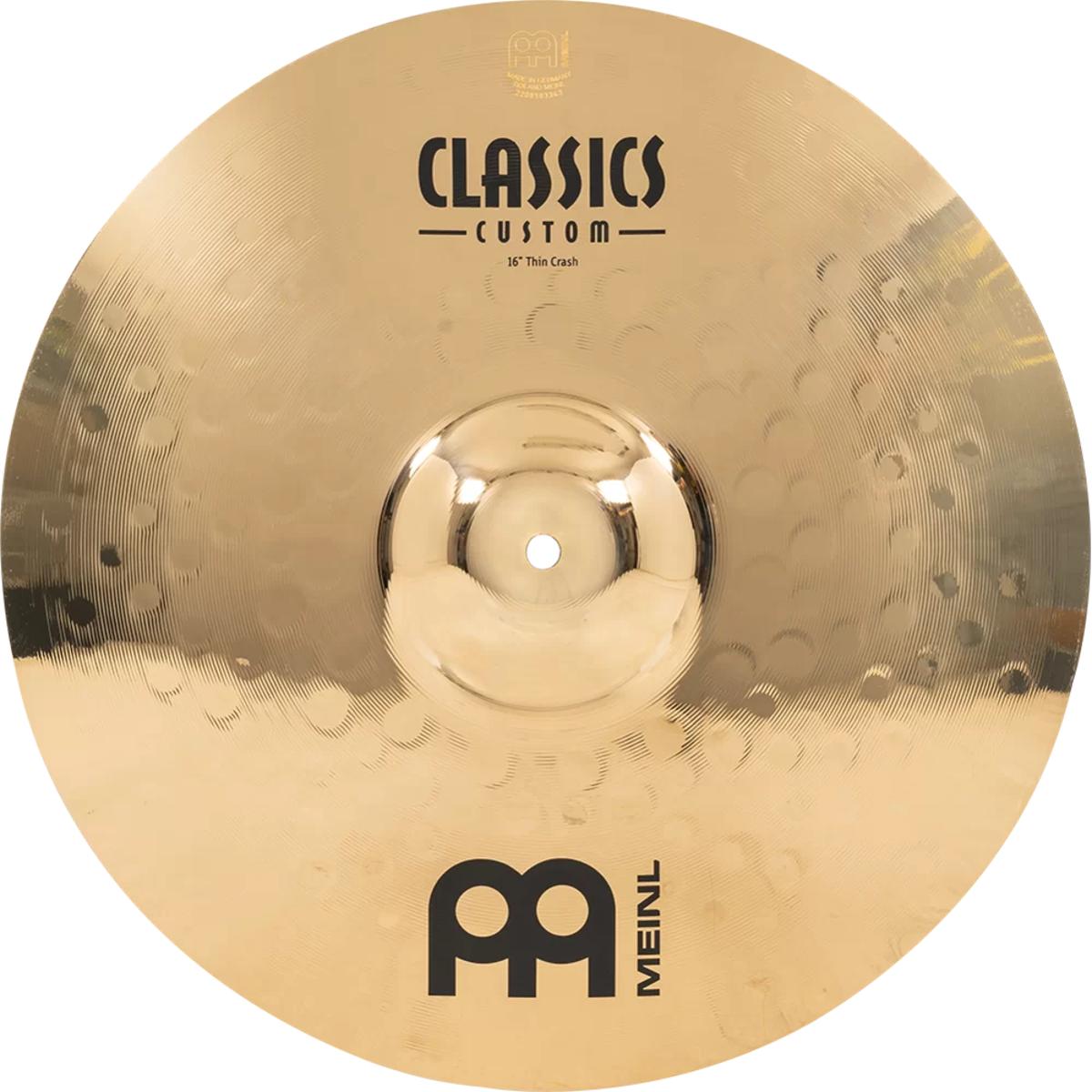 Meinl CC16TC Classics Custom Brilliant 16inch Thin Crash Cymbal