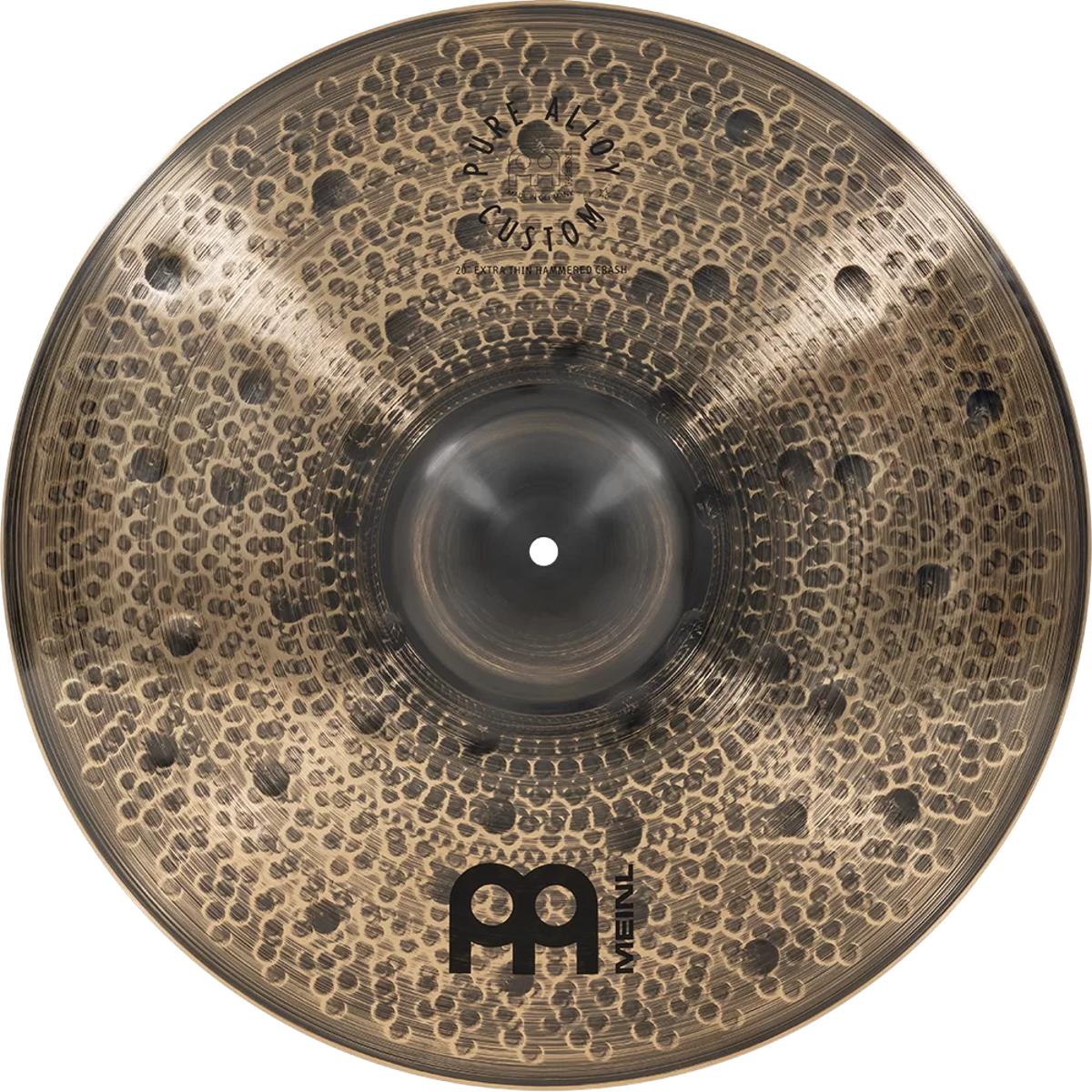 Meinl PAC-20ETHC Pure Alloy Custom 20inch Extra Thin Hammered Crash Cymbal