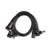 Mooer 5-Plug DC Daisy Chain Pedal Power Cable Right-Angle Plugs