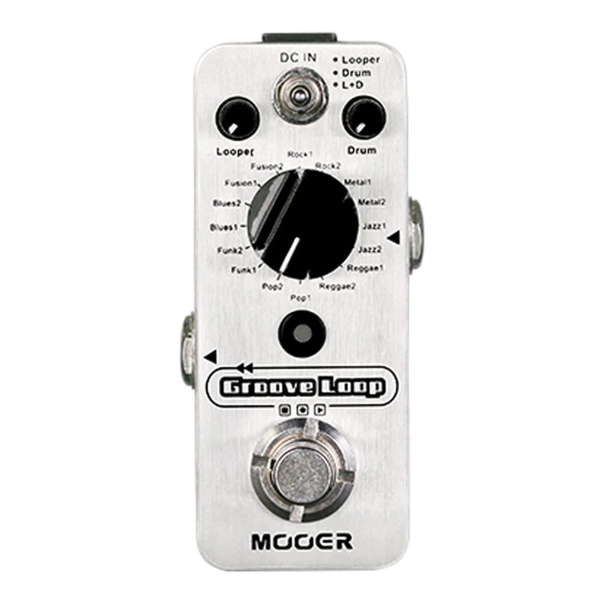 Mooer Groove Loop Drum Machine &amp; Looper Micro Guitar Effects Pedal