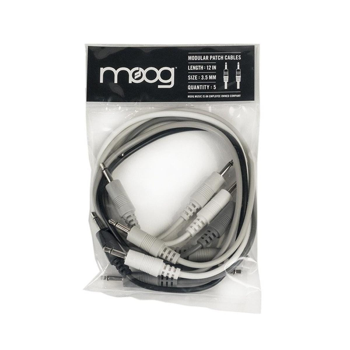 Moog Mother 32, DFAM, and Subharmonicon Cable Set (5) 12 in