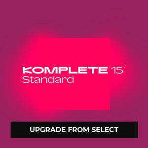 Native Instruments NI Komplete 15 Standard Upgrade (from Komplete Select) - DOWNLOAD CODE