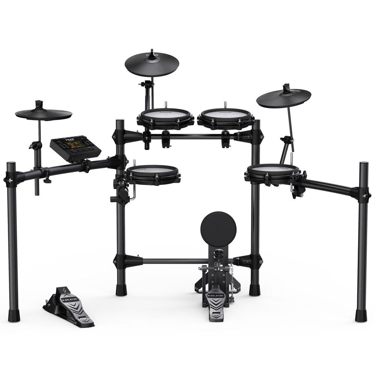 NU-X NXDM210 Portable 8-Piece Electronic Drum Kit w/ Mesh Heads