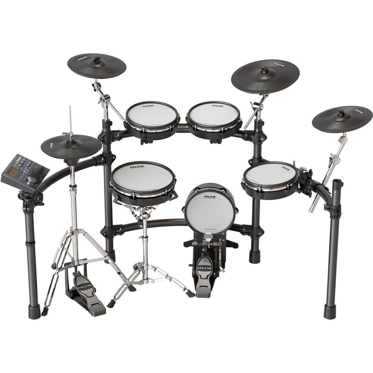 NU-X NXDM8 Professional 9-Piece Electronic Drum Kit w/ Mesh Heads