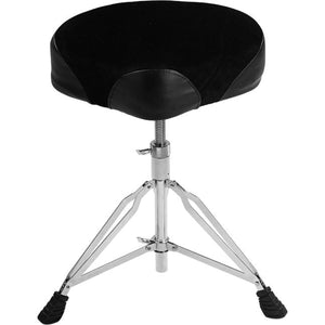 NU-X NXDRUMTHRONE Double Braced Moto-Style Drum Throne Black