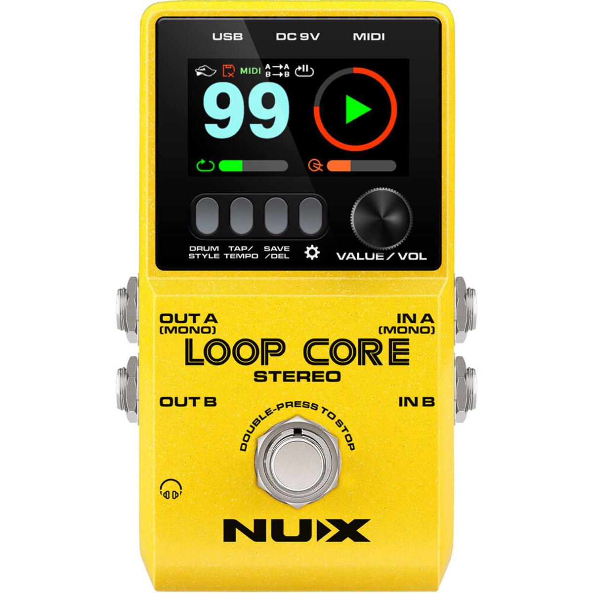 NU-X NXLOOPCORE Loop Core Stereo Effects Pedal