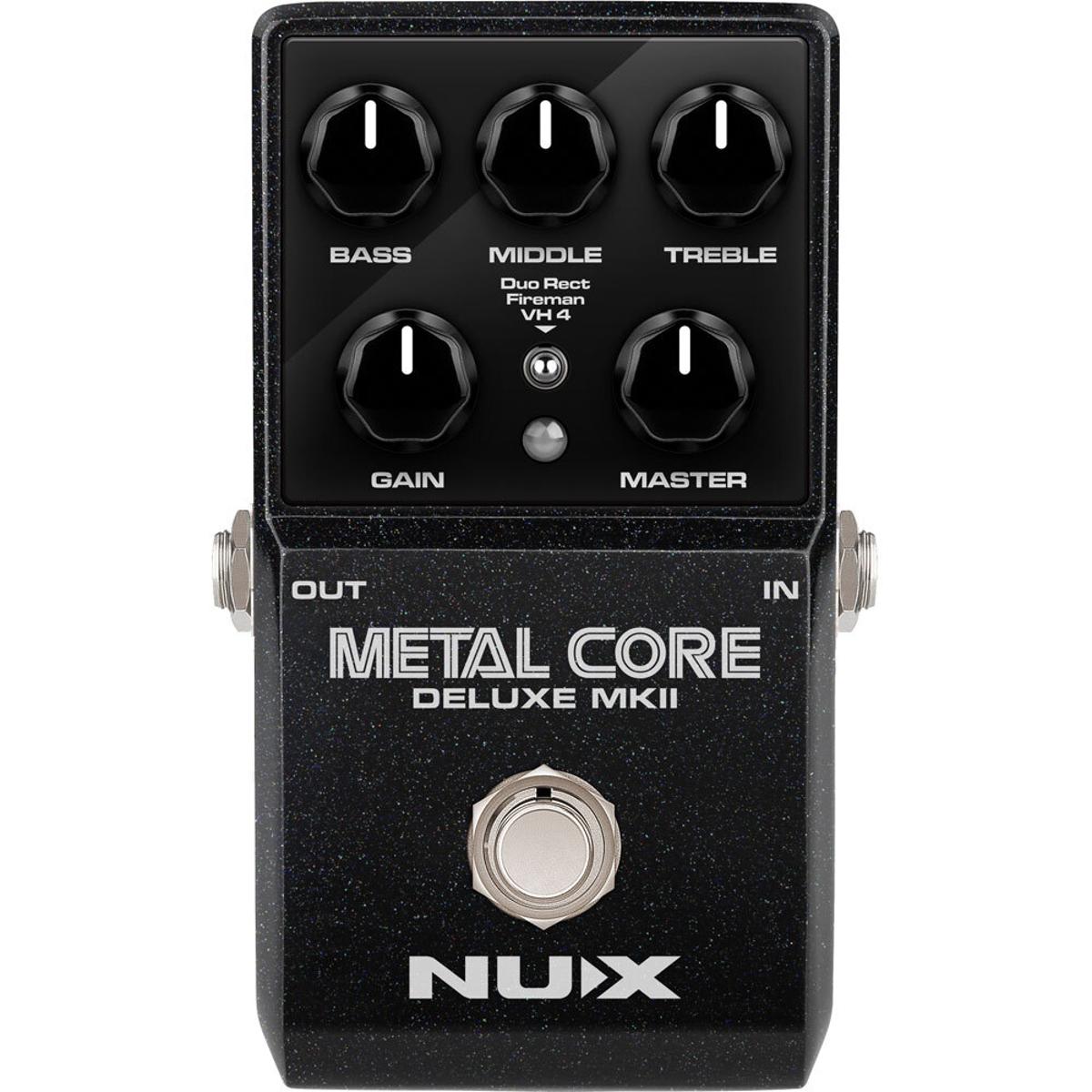 NU-X NXMETALCOREII Metal Core Deluxe MkII Distortion & Preamp Effects Pedal