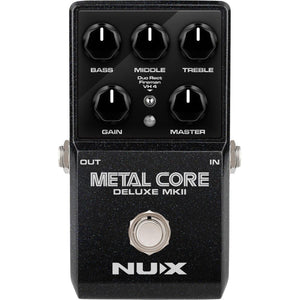 NU-X NXMETALCOREII Metal Core Deluxe MkII Distortion & Preamp Effects Pedal