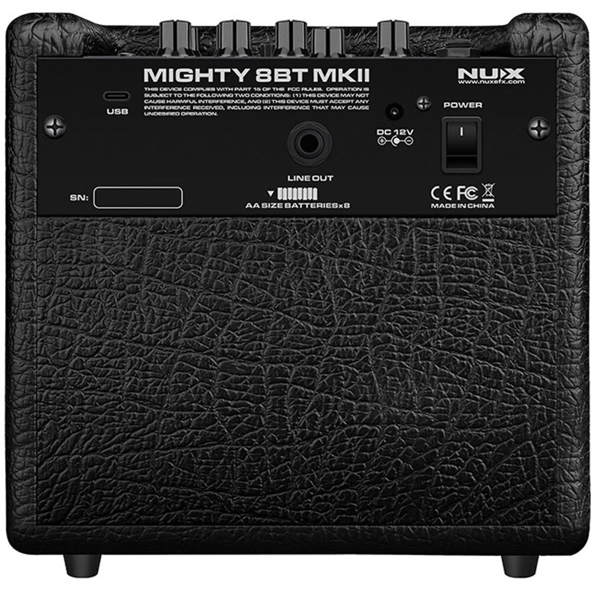 NU-X NXMIGHTY8BTII Mighty8 MkII Portable Cube Electric Guitar Amp w/ Bluetooth