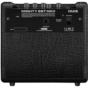 NU-X NXMIGHTY8BTII Mighty8 MkII Portable Cube Electric Guitar Amp w/ Bluetooth