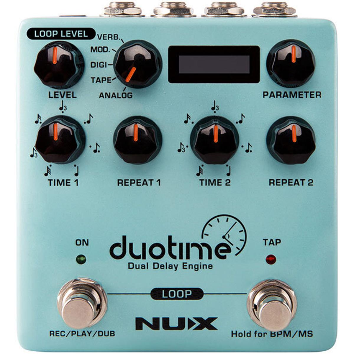 NU-X NXNDD6 Verdugo Series Duotime Dual Delay Engine Effects Pedal