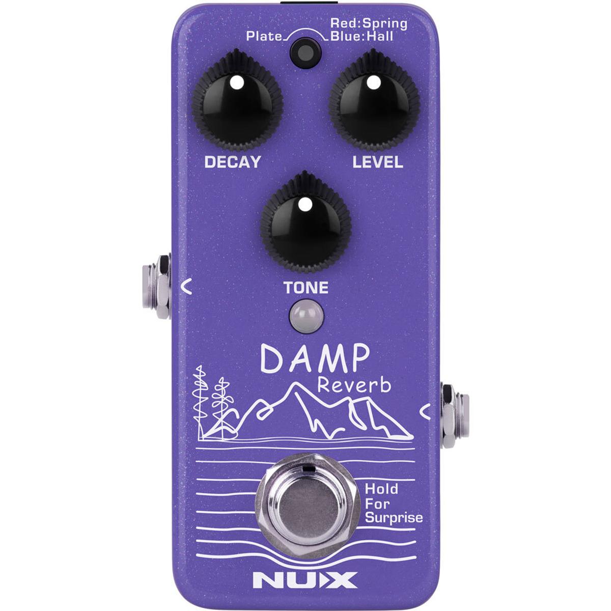 NU-X NXNRV3 Damp Mini Core 3-Mode Reverb Effects Pedal