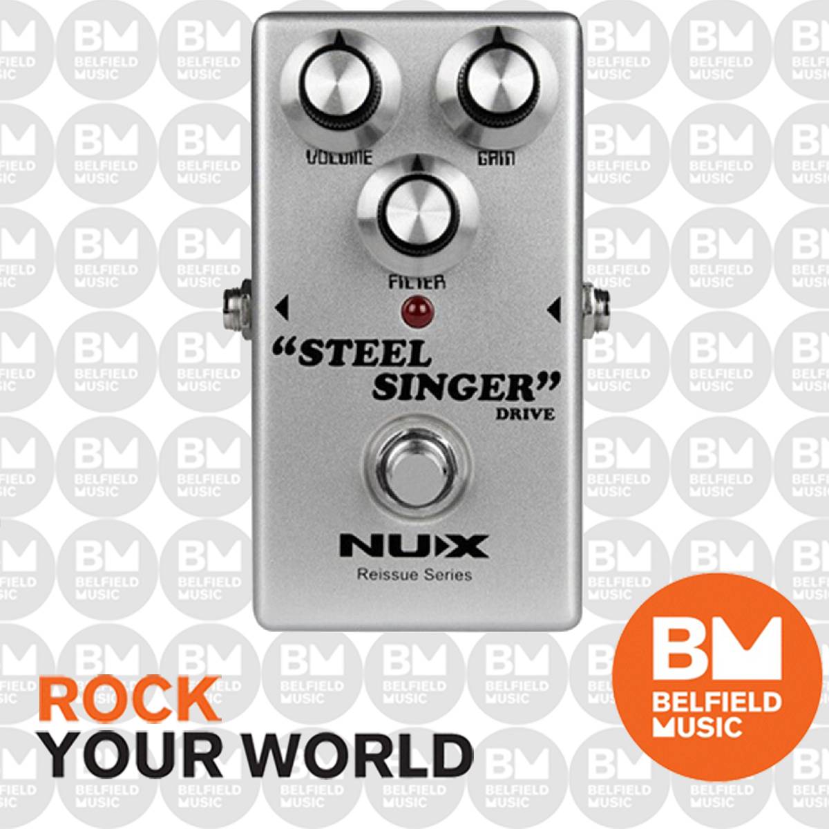 steel singer pedal NU-X NXSSDRIVE Reissue Series Steel Singer Drive Effects Pedal