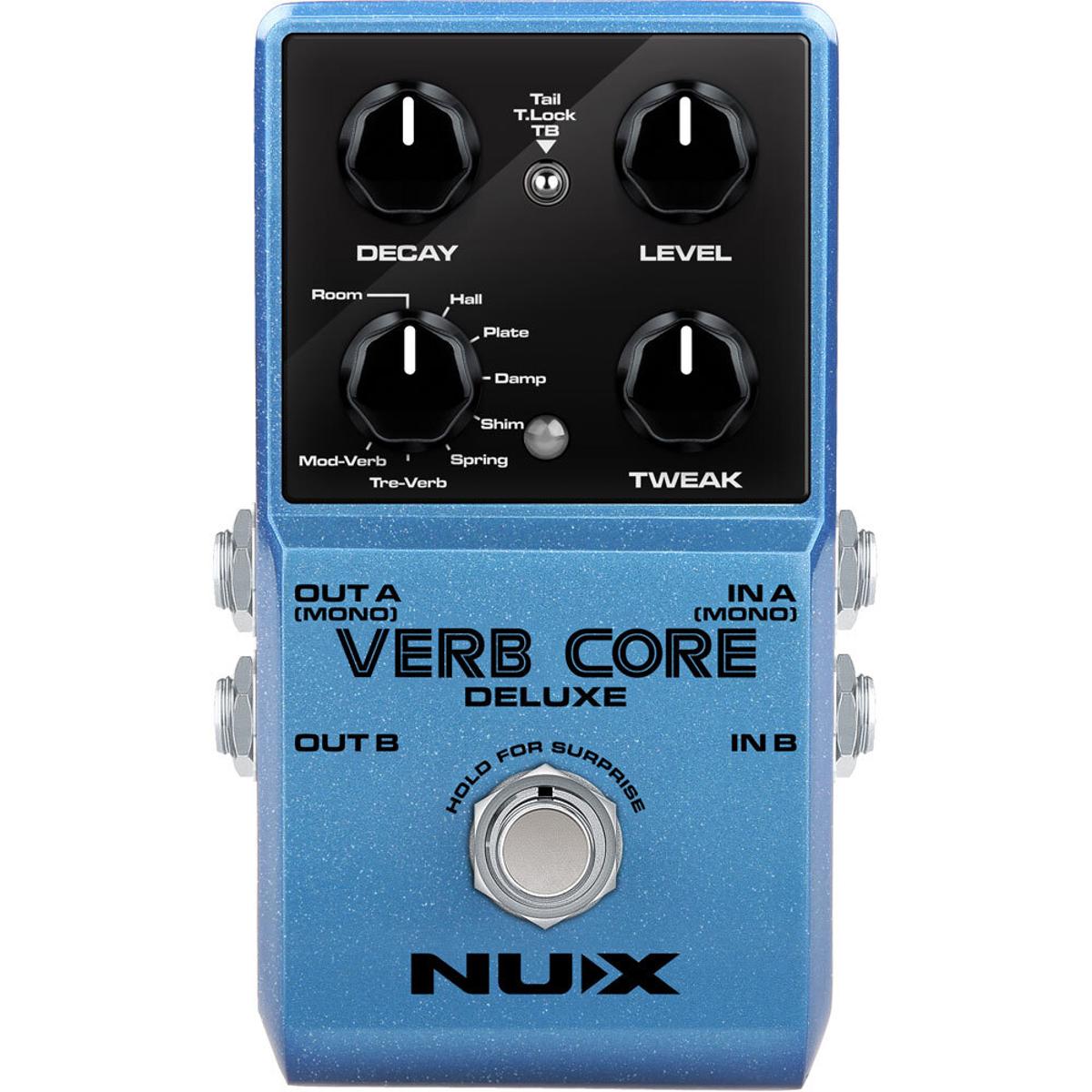 NU-X NXVERBCORE Verb Core Deluxe Reverb Effects Pedal