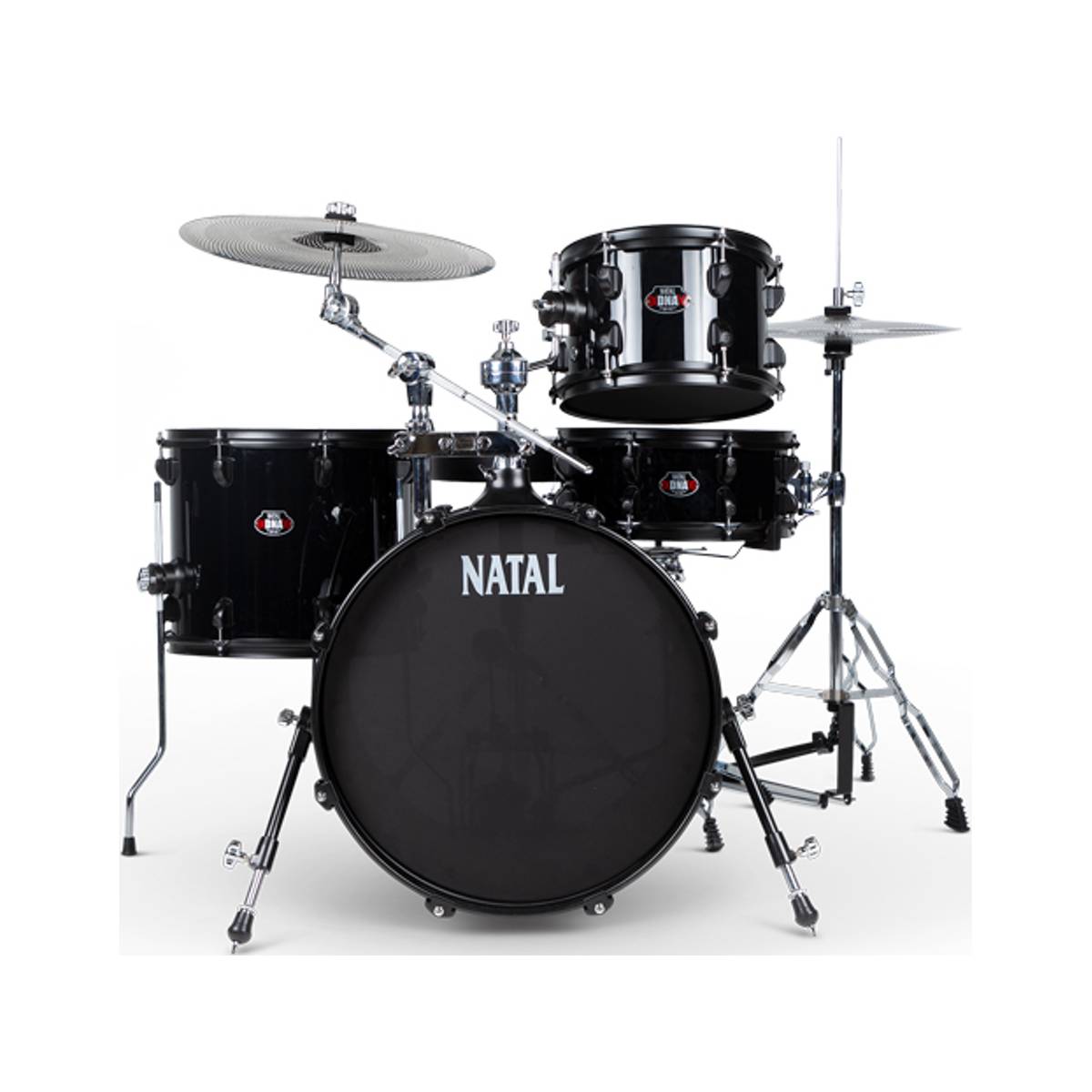 Natal DNA Stealth Practice Drum Kit w/ Mesh Heads - Black