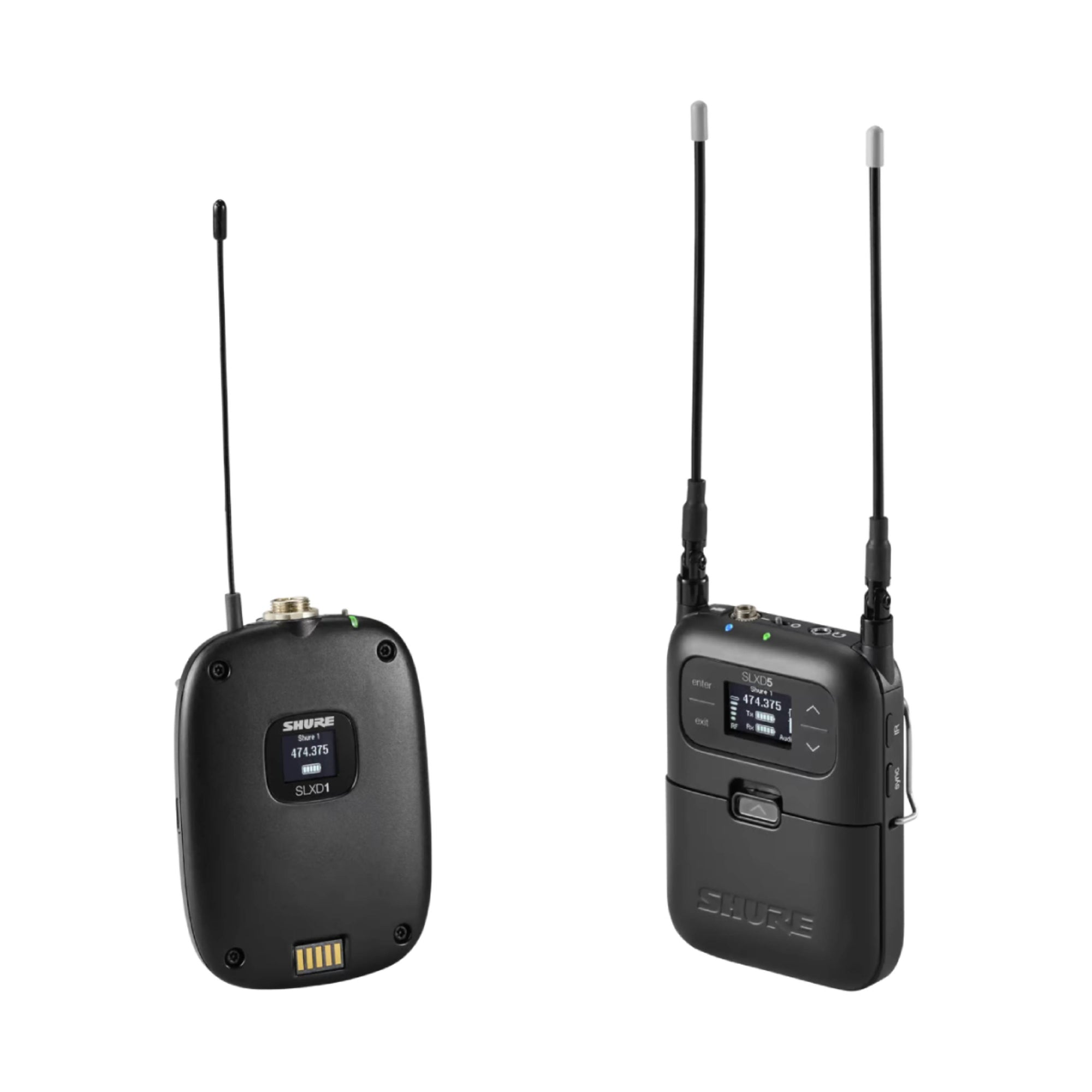 Shure SLXD15 Portable Digital Wireless Bodypack System w/ SLXD1 Tx SLXD5 Rx (H57 = 520-564MHz)