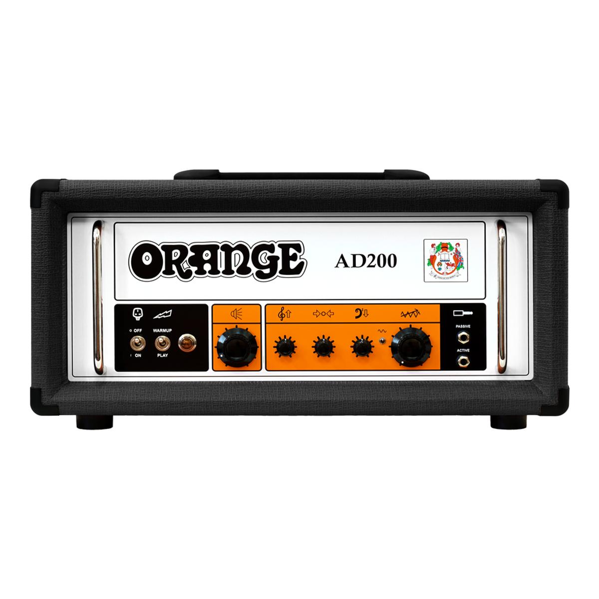 Orange AD200B-V2-BK UK Made Bass Guitar Amplifier 200w Amp Head - Black