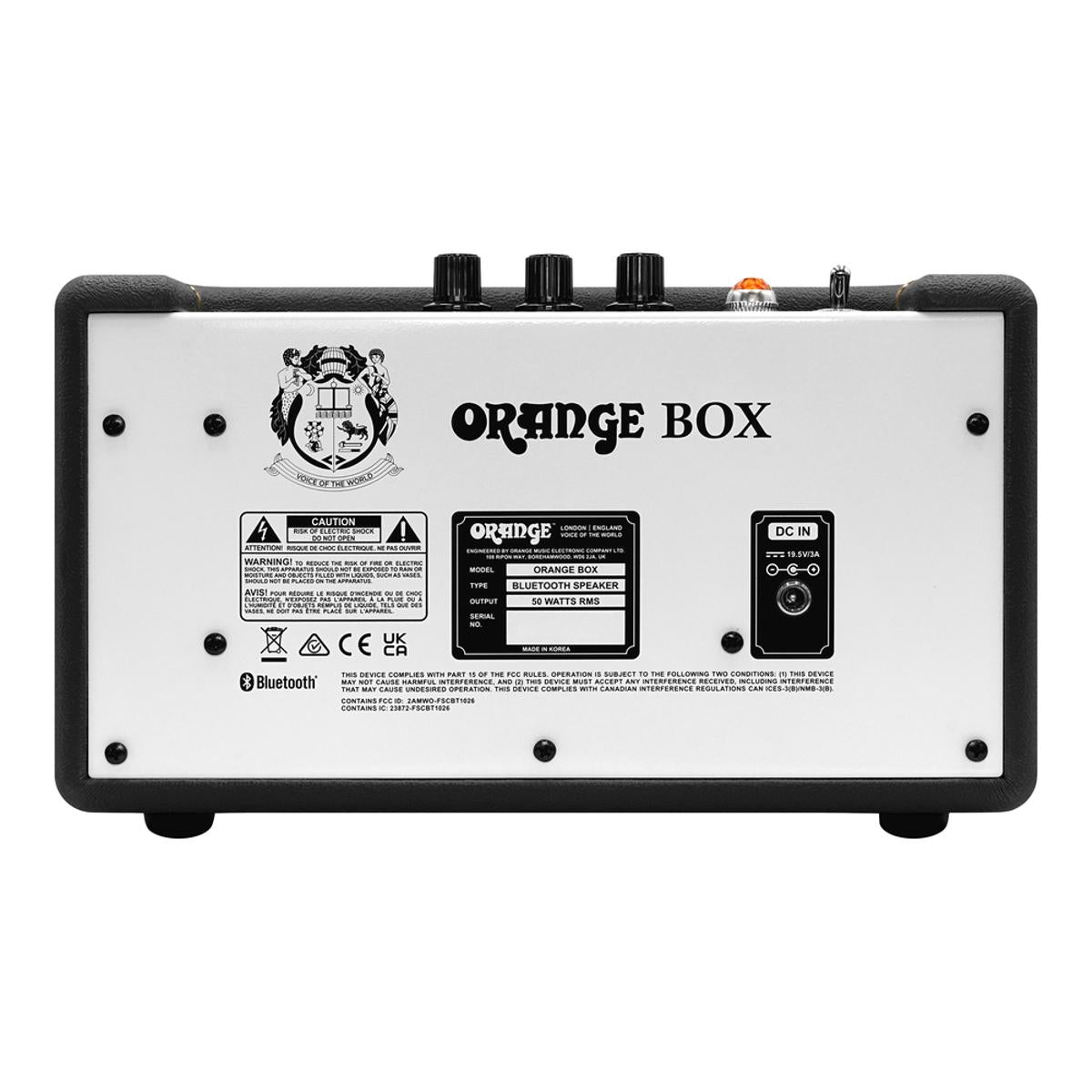 Orange Box Portable Bluetooth Hi-Fi Speaker - Black