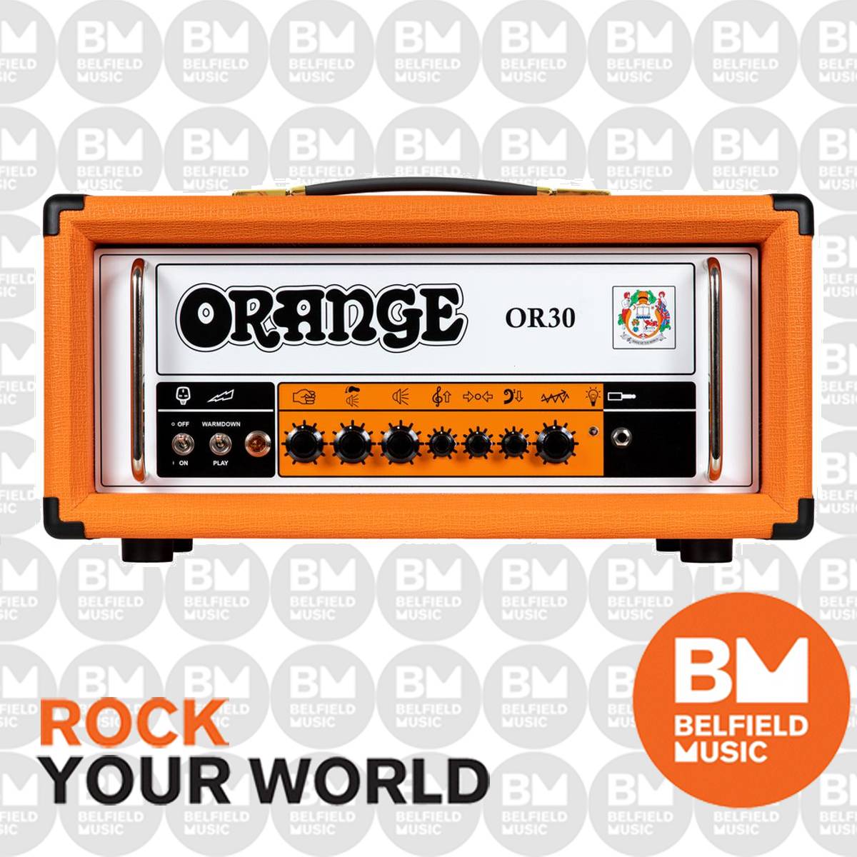 Orange OR30 Single Channel Guitar Amplifier 30w Head Amp - Made in UK
