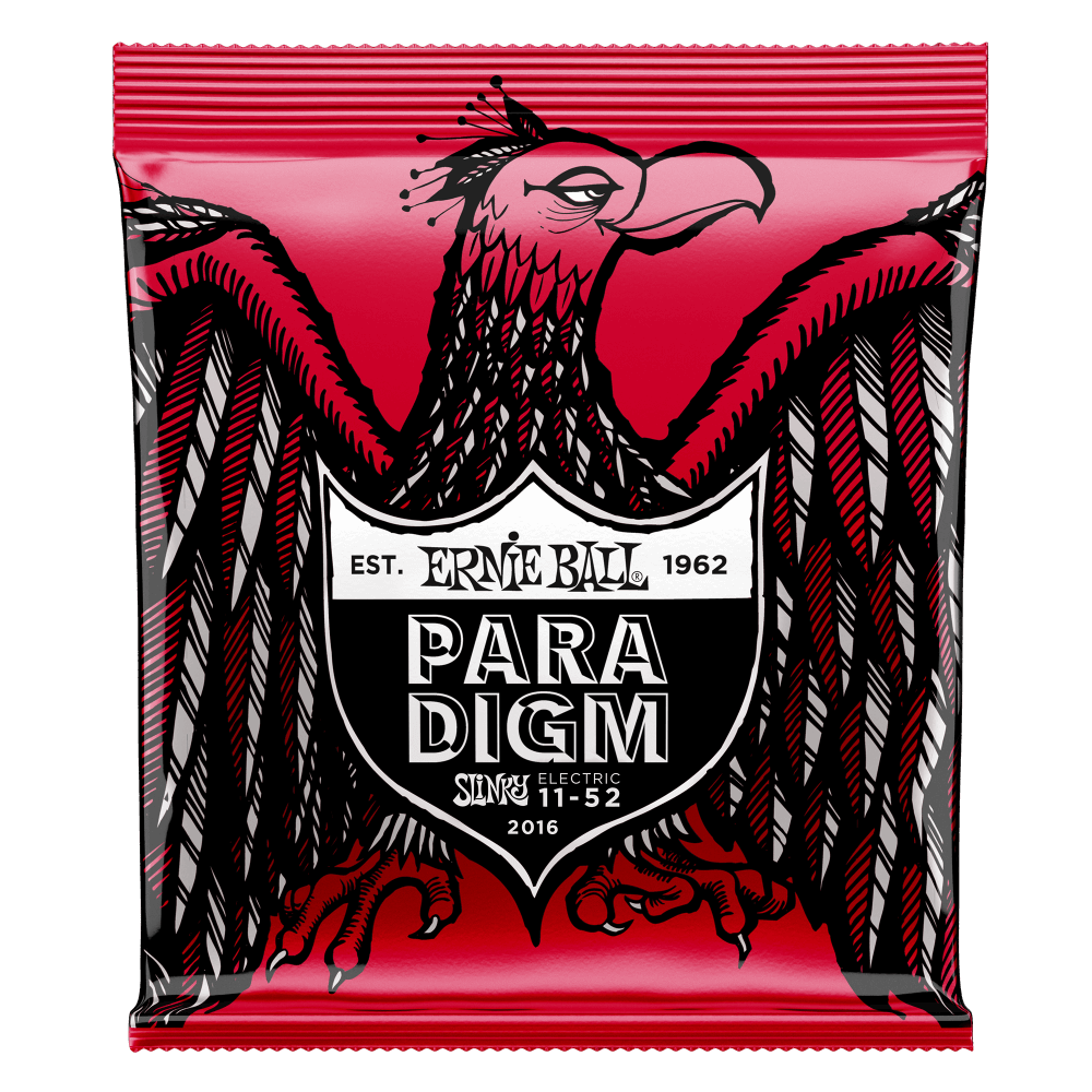 Ernie Ball 2016 Paradigm Electric Guitar Strings Skinny Burly Slinky 11-52