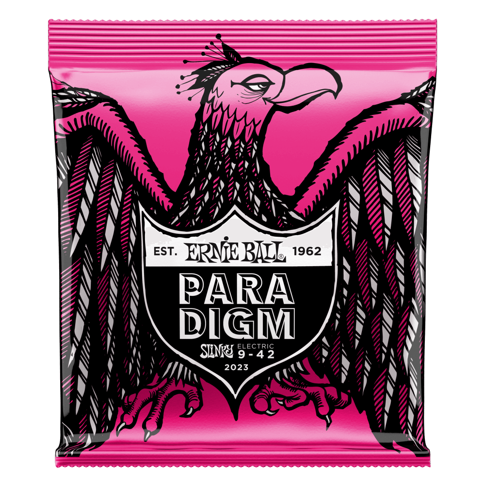Ernie Ball 2023 Paradigm Electric Guitar Strings Super Slinky 9-42