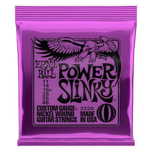 Ernie Ball 2220 Electric Guitar Strings Slinky Nickel Wound Power 11-48