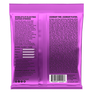 Ernie Ball 2220 Electric Guitar Strings Slinky Nickel Wound Power 11-48