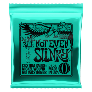 Ernie Ball 2626 Electric Guitar Strings Slinky Nickel Wound Not Even Slinky 12-56
