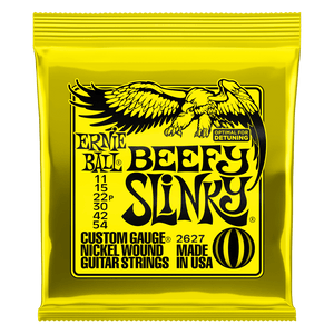 Ernie Ball 2627 Electric Guitar Strings Slinky Nickel Wound Beefy 11-54