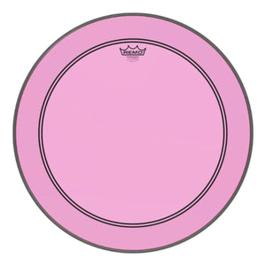 Remo P3-1320-CT-PK Powerstroke 3 Colortone PINK Bass Drum Head Skin 20 Inch PS3 20" w/ Falam Patch
