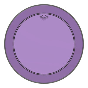 Remo P3-1320-CT-PU Powerstroke 3 Colortone PURPLE Bass Drum Head Skin 20 Inch PS3 20" w/ Falam Patch