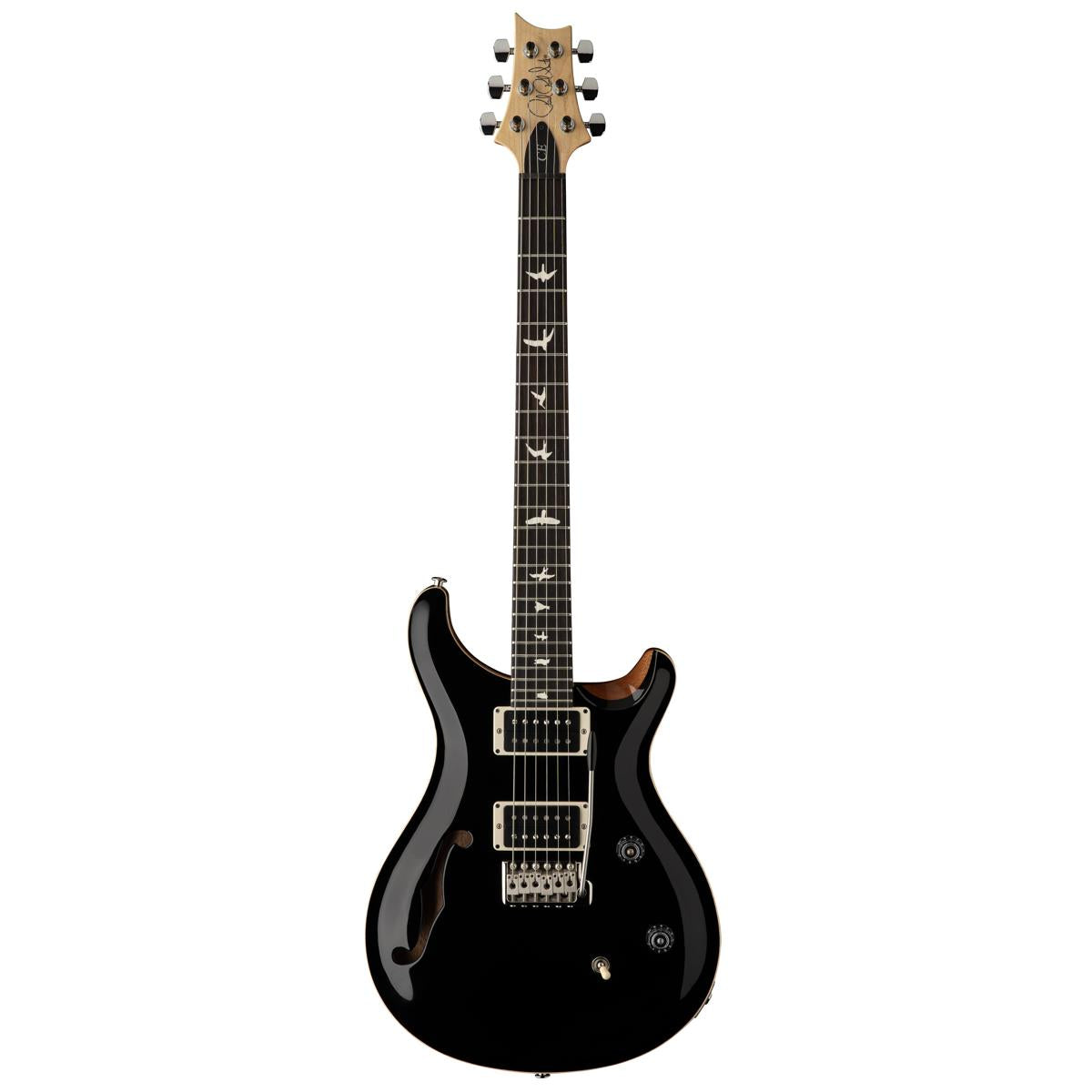 PRS Paul Reed Smith CE 24 Semi-Hollow Electric Guitar Black Top CE24SH