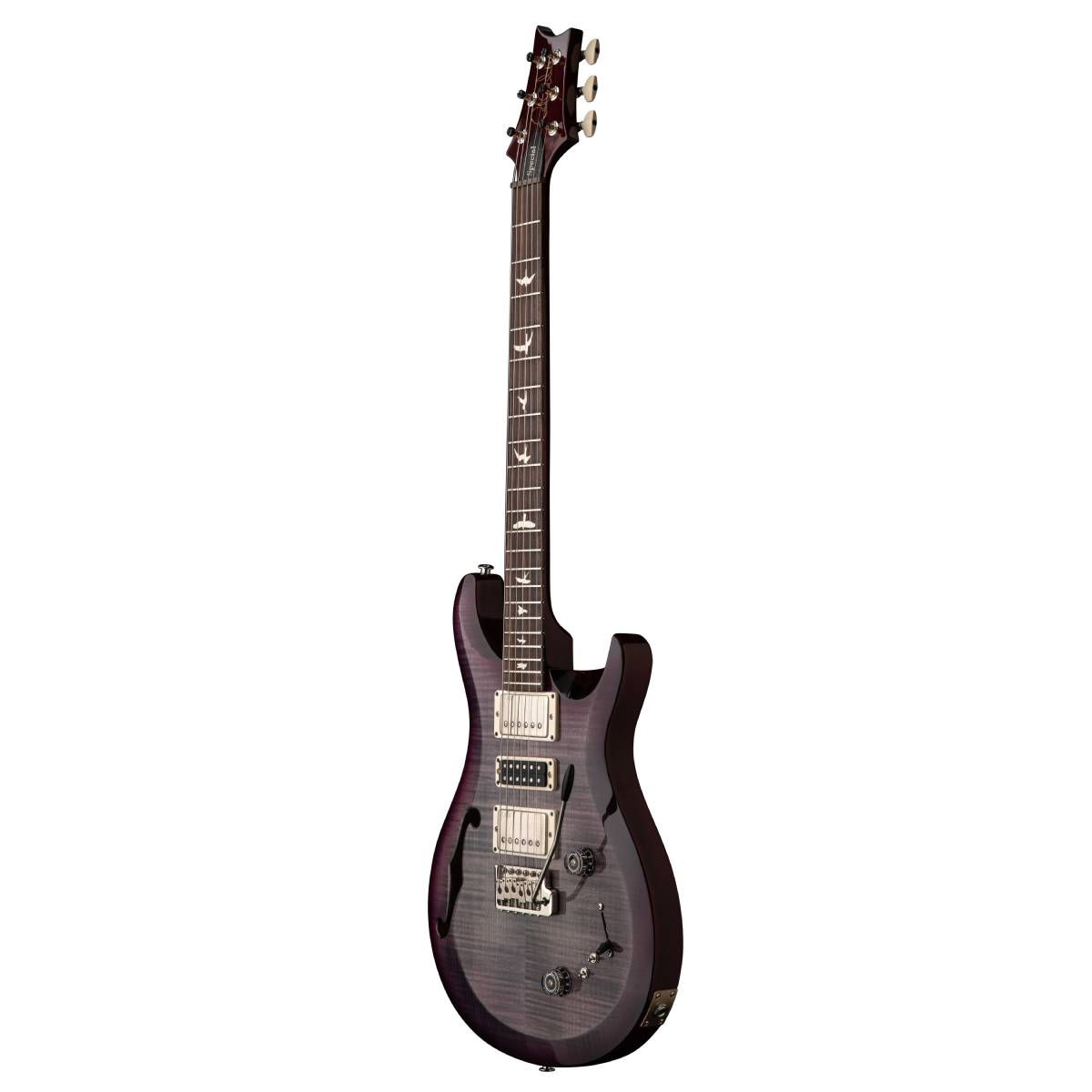 PRS Paul Reed Smith S2 Special Semi Hollow Electric Guitar Faded Grey Black Purple Burst