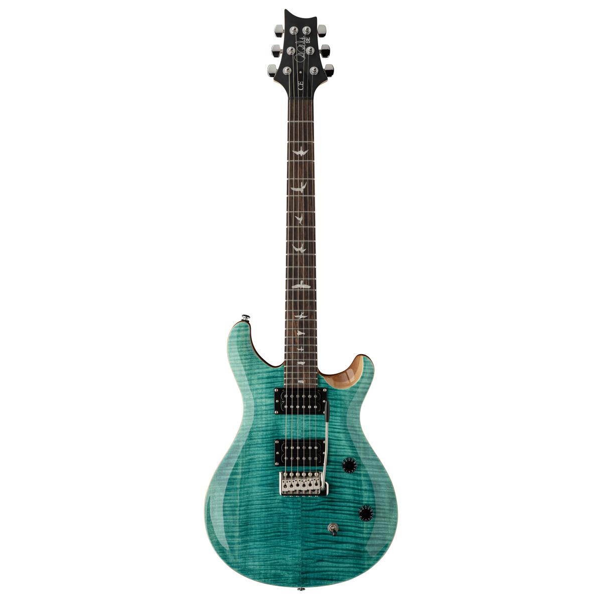 PRS Paul Reed Smith SE CE24 Bolt-On Electric Guitar Turquoise & Shallow Violin Top Carve