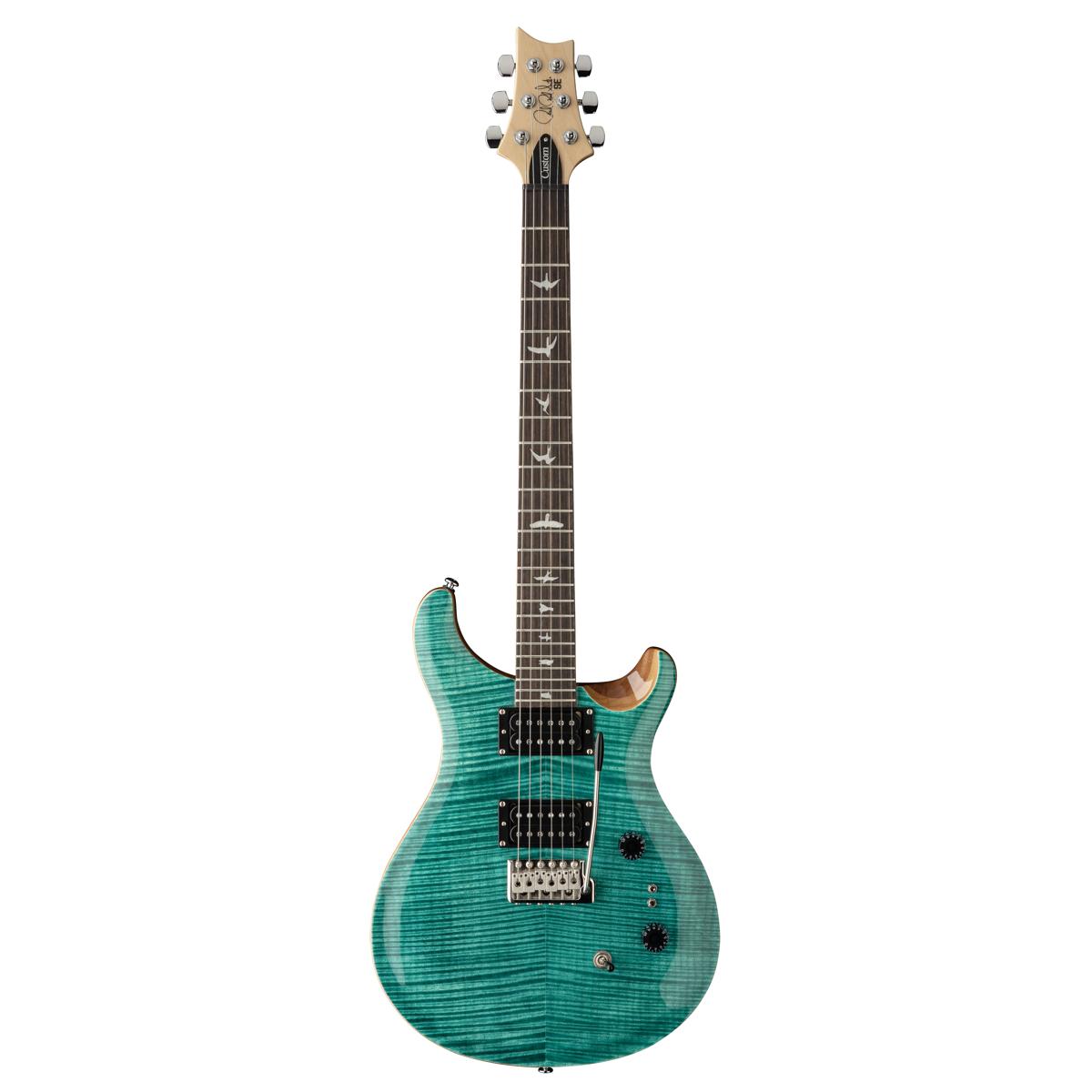 PRS Paul Reed Smith SE Custom 24 08 Electric Guitar Turquoise w/ Shallow Violin Top Carve
