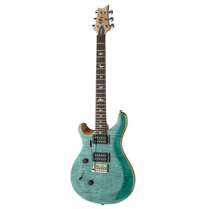 PRS Paul Reed Smith SE Custom 24 Electric Guitar Left Handed Turquoise w/ Shallow Violin Top Carve