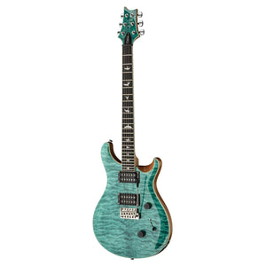 PRS Paul Reed Smith SE Custom 24 Quilted Maple Veneer Electric Guitar Turquoise & Shallow Violin Top Carve