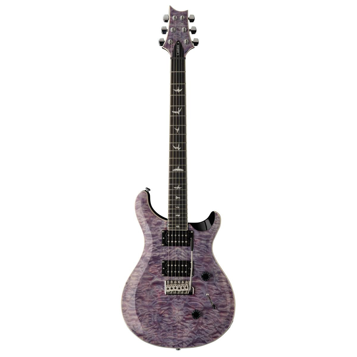 PRS Paul Reed Smith SE Custom 24 Quilted Maple Veneer Electric Guitar Violet & Shallow Violin Top Carve