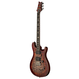 PRS Paul Reed Smith SE Custom 24 08 Quilt Electric Guitar Quilted Maple Charcoal Cherry Burst