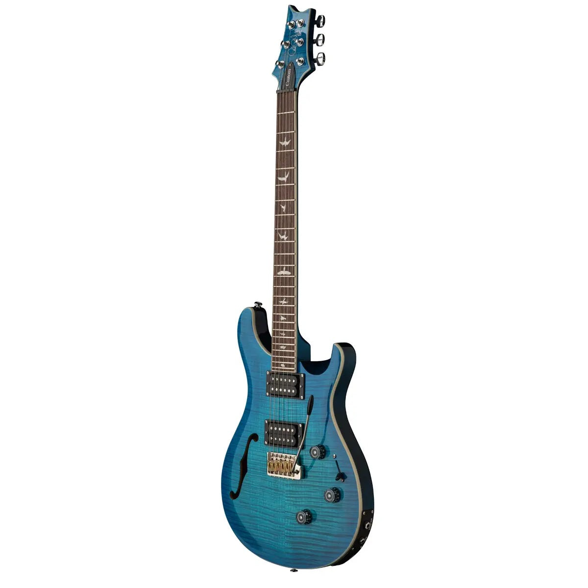 PRS Paul Reed Smith SE Custom 24 Semi Hollow Piezo Electric Guitar Lake Blue
