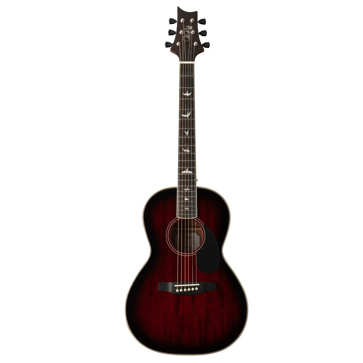 PRS Paul Reed Smith SE P20E Tonare Acoustic Guitar Parlor Fire Red Burst w/ Pickup