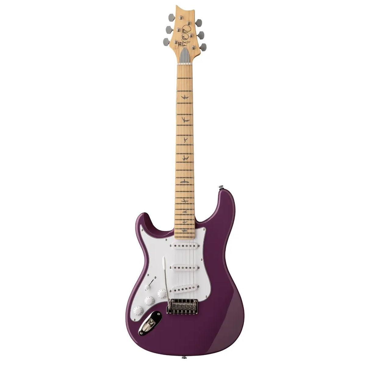PRS Paul Reed Smith SE Silver Sky John Mayer Signature Electric Guitar Left Handed MN Summit Purple