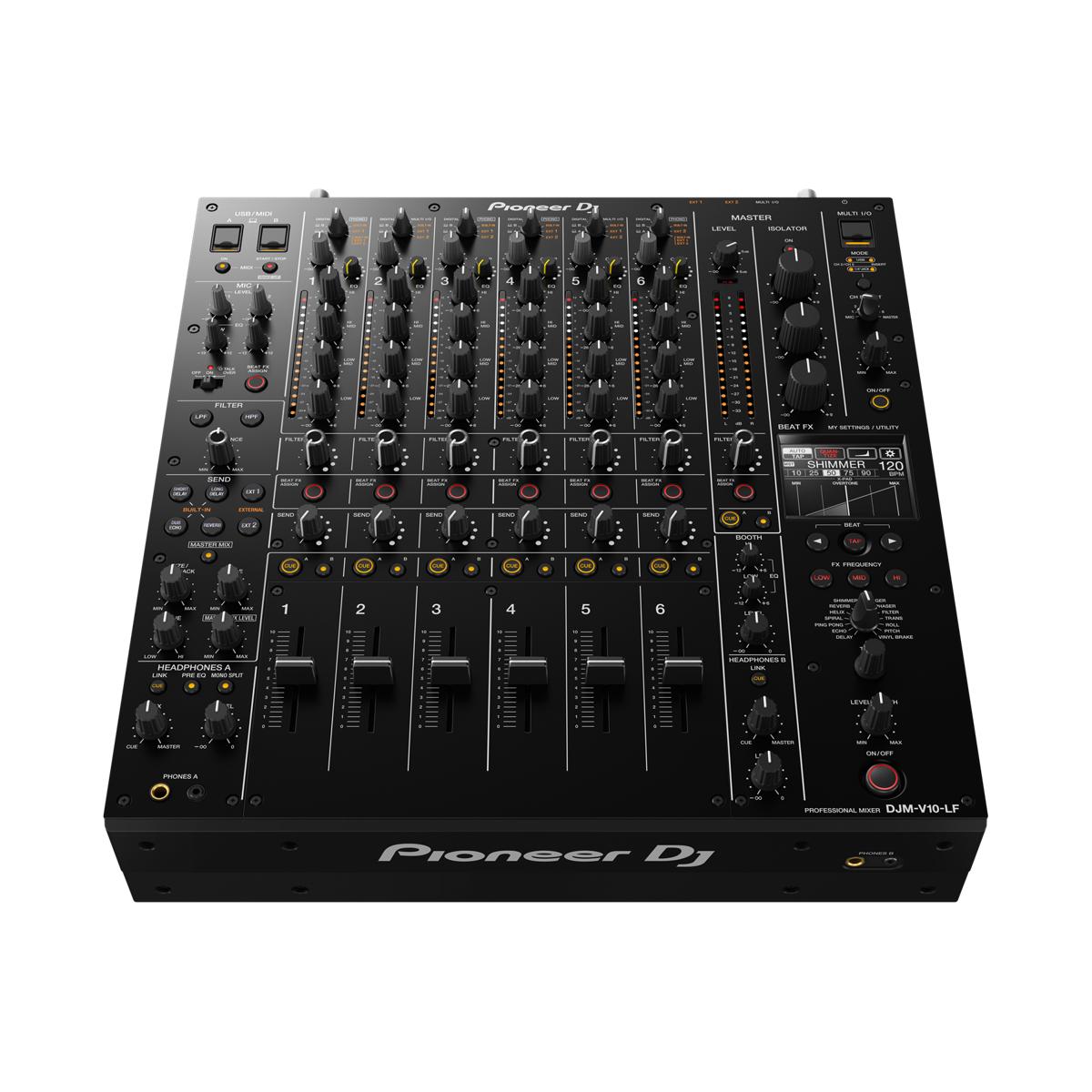 Pioneer DJ DJM-V10 Professional DJ Mixer 6-Channel w/ Long Throw Fader