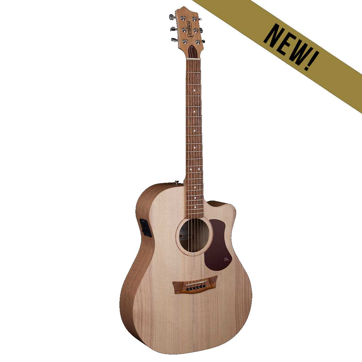 Pratley Entertainer OM Acoustic Guitar All Solid Bunya Top, Maple Back &amp; Sides w/ Cutaway &amp; Pickup