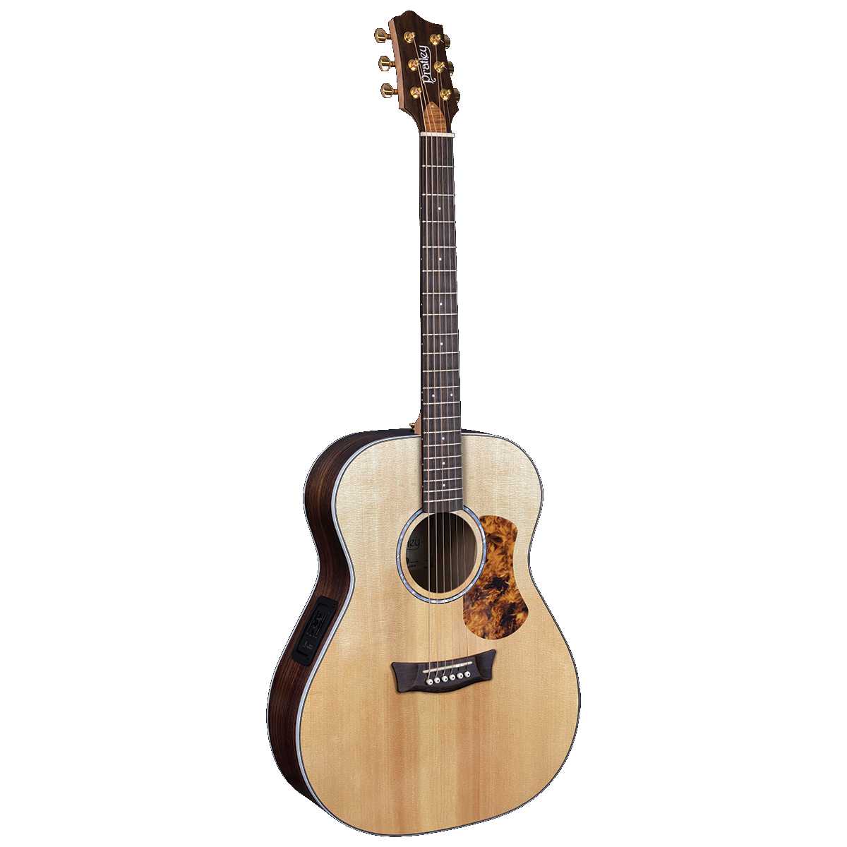 Pratley Studio Series OM Acoustic Guitar All Solid Sitka Spruce Top, Indian Rosewood Back &amp; Sides w/ Pickup