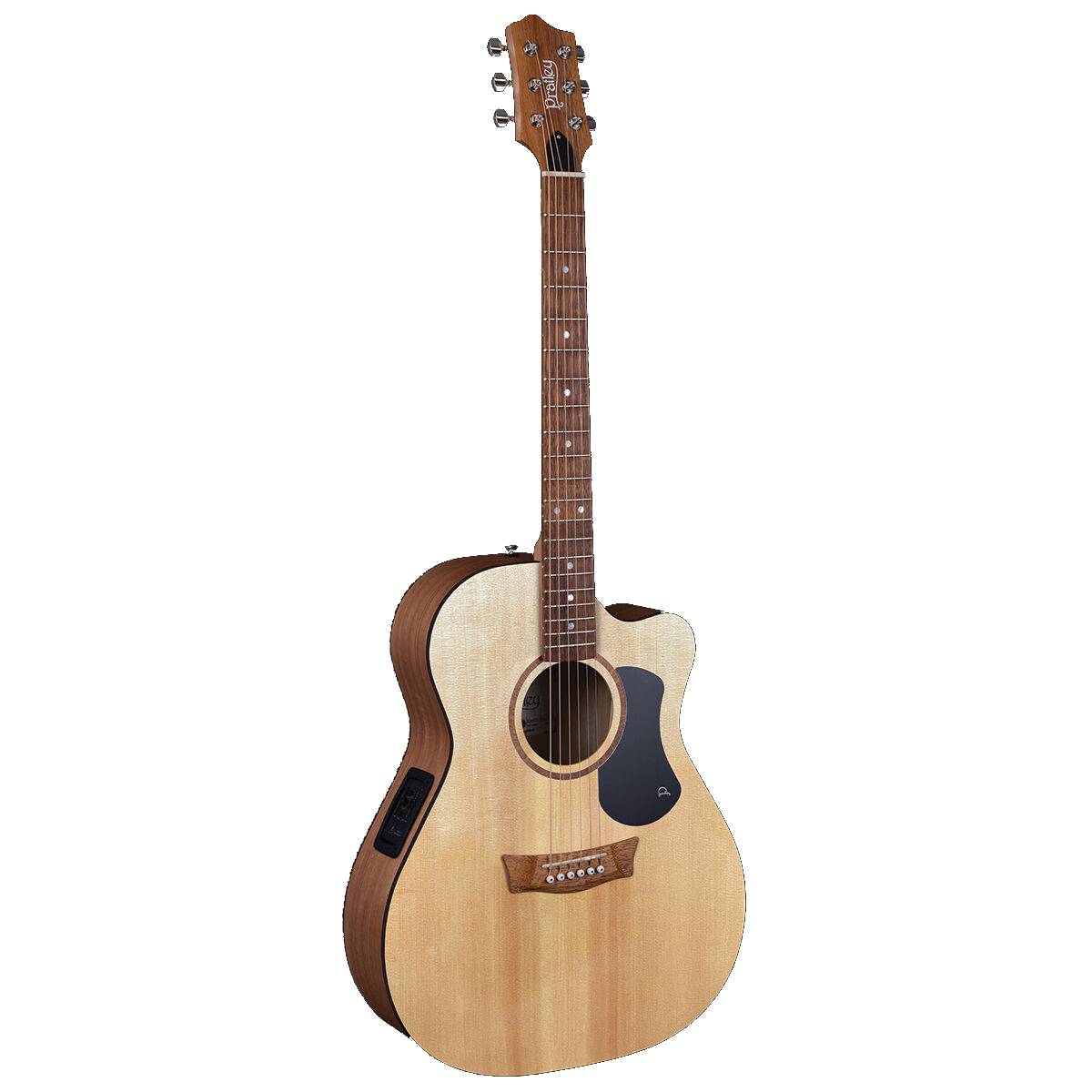 Pratley Classic Series OM Acoustic Guitar All Solid Spruce Top, Maple Back &amp; Sides w/ Cutaway &amp; Pickup