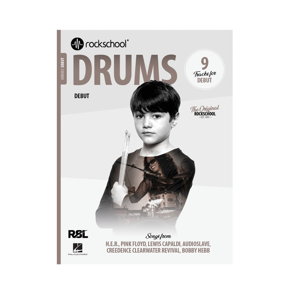 ROCKSCHOOL Drums Debut 2024 Book &amp; Online Audio