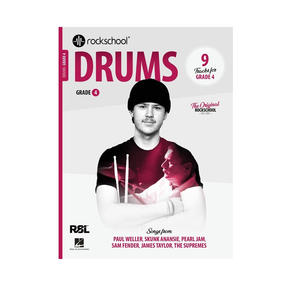 ROCKSCHOOL Drums Grade 4 2024 Book & Online Audio