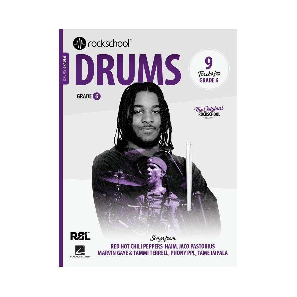 ROCKSCHOOL Drums Grade 6 2024 Book & Online Audio